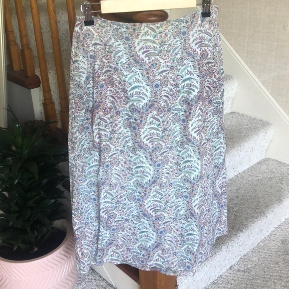 Maxou Vintage Cotton Boho Paisley Midi Skirt - Picture 1 of 10